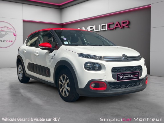 Citroen c3 c3 puretech 82 ss bvm5 graphic garantie 12 mois occasion montreuil (porte de vincennes)(75) simplicicar...