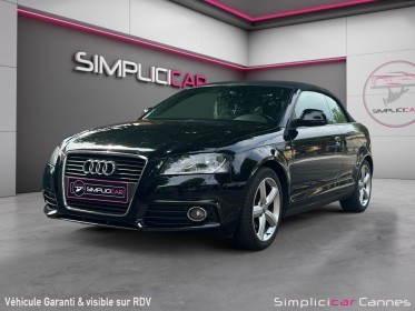 Audi a3 cabriolet 1.6 tdi 105 dpf s line occasion cannes (06) simplicicar simplicibike france