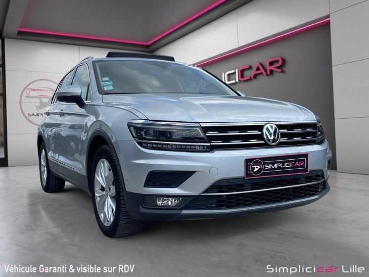 Volkswagen tiguan 2.0 tdi 150 dsg7 carat / toit ouvrant / virtual cockpit / carplay occasion simplicicar lille  simplicicar...