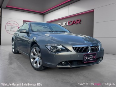 Bmw serie 6 e63 645ci occasion simplicicar frejus  simplicicar simplicibike france