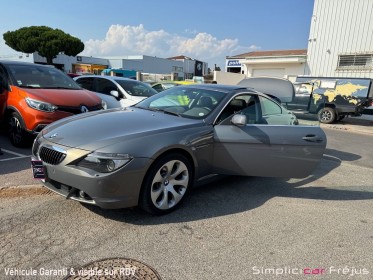 Bmw serie 6 e63 645ci occasion simplicicar frejus  simplicicar simplicibike france