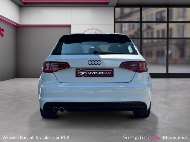 Audi a3 sportback 2.0 tdi 150 s line occasion simplicicar beaune simplicicar simplicibike france