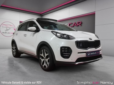 Kia sportage 2.0 crdi 136ch gt line 4x2 // toit ouvrant // blanc nacre // garantie 12 mois incluse occasion simplicicar nancy...