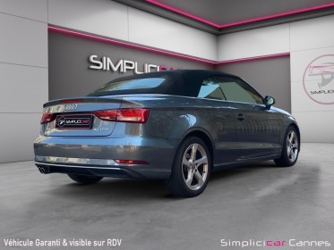 Audi a3 cabriolet 40 tfsi 190 s tronic 7 sport occasion cannes (06) simplicicar simplicibike france