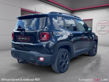 Jeep renegade 1.3 turbo t4 190 ch phev at6 4xe eawd 80th anniversary occasion simplicicar lille  simplicicar simplicibike...