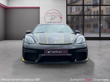 Porsche 718 cayman gt4 4.0i gt4 420 ch // garantie 12 mois occasion simplicicar charmes simplicicar simplicibike france