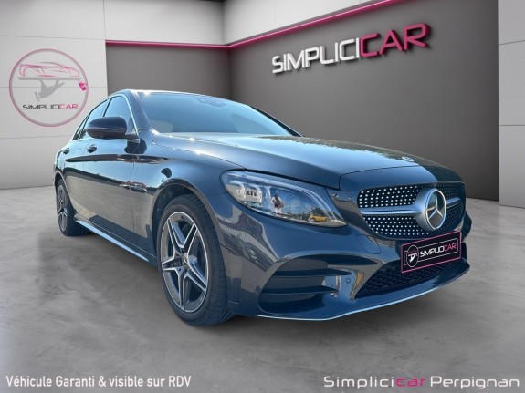 Mercedes classe c 300 de facelift 9g-tronic amg line gps cuir carplay garantie constructeur occasion simplicicar perpignan ...