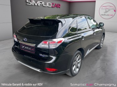 Lexus rx 450h 3.5 v6 299 awd pack président e-cvt - camera - toit panoramique - cuir chauffant occasion champigny-sur-marne...