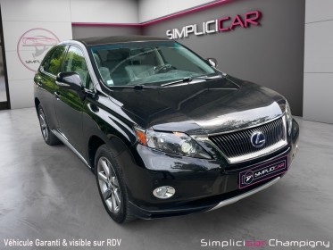 Lexus rx 450h 3.5 v6 299 awd pack président e-cvt - camera - toit panoramique - cuir chauffant occasion champigny-sur-marne...