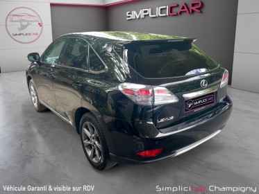 Lexus rx 450h 3.5 v6 299 awd pack président e-cvt - camera - toit panoramique - cuir chauffant occasion champigny-sur-marne...