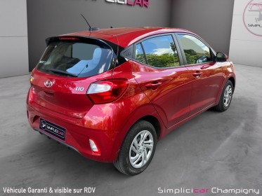 Hyundai i10 1.0 67 ch intuitive - clim - bluetooth occasion champigny-sur-marne (94) simplicicar simplicibike france