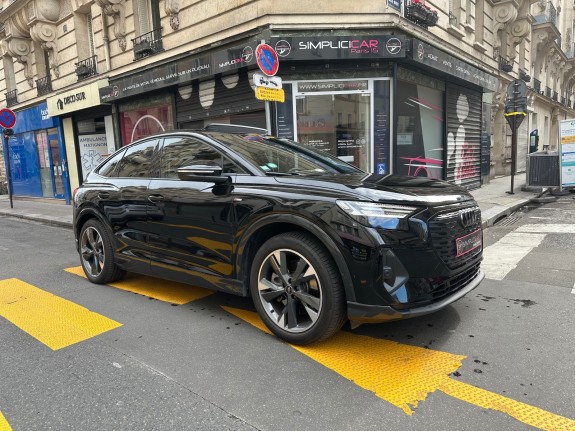 Audi q4 e-tron sportback 40 204 ch 82 kw s line tva recuperable occasion paris 15ème (75) simplicicar simplicibike france