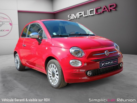 Fiat 500 my23 1.0 70 ch hybride bsg s/s red occasion réunion ville st pierre simplicicar simplicibike france