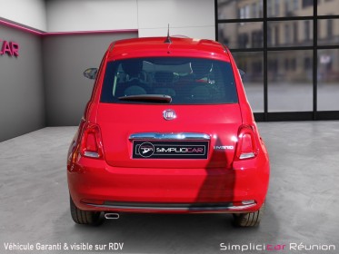 Fiat 500 my23 1.0 70 ch hybride bsg s/s red occasion réunion ville st pierre simplicicar simplicibike france