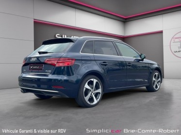 Audi a3 sportback 2.0 tdi 184 s tronic 7 quattro design luxe volant alcantara occasion simplicicar brie-comte-robert...