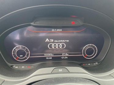 Audi a3 sportback 2.0 tdi 184 s tronic 7 quattro design luxe volant alcantara occasion simplicicar brie-comte-robert...