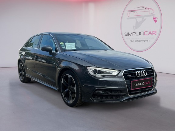 Audi a3 sportback 2.0 tdi 184 ambition luxe quattro s tronic 6 camera de recul/ keyless go occasion simplicicar orgeval ...