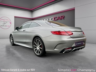 Mercedes classe s coupe 63 mercedes-amg 4matic - caméra 360 - burmester - affichage tête haute occasion champigny-sur-marne...