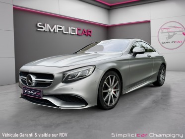 Mercedes classe s coupe 63 mercedes-amg 4matic - caméra 360 - burmester - affichage tête haute occasion champigny-sur-marne...