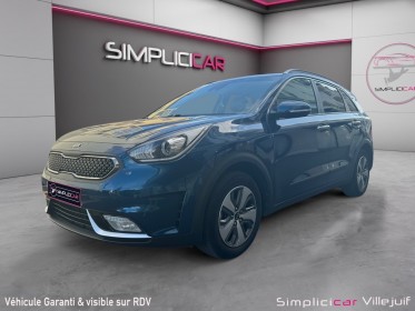 Kia niro 1.6 gdi hybride 141ch dct6 design carplay, caméra recul, sièges cuir electriques, garantie 12 mois occasion...