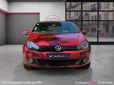 Volkswagen golf cabriolet 1.6 tdi 105 fap carat occasion cannes (06) simplicicar simplicibike france