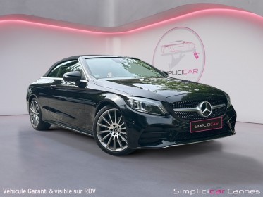 Mercedes classe c cabriolet 220 d 9g-tronic amg line occasion cannes (06) simplicicar simplicibike france