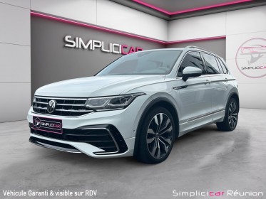 Volkswagen tiguan 2.0 tdi 200ch dsg7 4motion r-line exclusive occasion réunion ville st pierre simplicicar simplicibike france