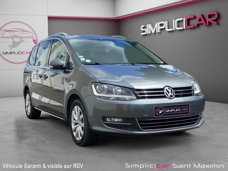 Volkswagen sharan 2.0 tdi 140 7 places fap bluemotion technology carat dsg6 occasion simplicicar st-maximin simplicicar...