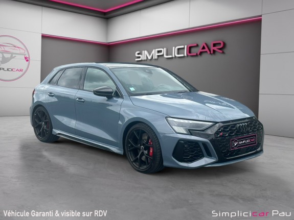 Audi rs3 sportback 2.5 tfsi 400 s tronic 7 quattro occasion simplicicar pau simplicicar simplicibike france