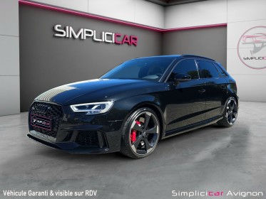 Audi rs3 sportback 400ch. s-tronic 7 quattro - noir mythic / État neuf / toit pano. ouvrant / suivi complet audi occasion...