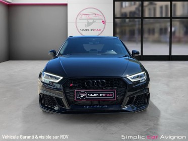 Audi rs3 sportback 400ch. s-tronic 7 quattro - noir mythic / État neuf / toit pano. ouvrant / suivi complet audi occasion...