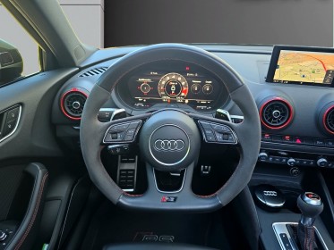 Audi rs3 sportback 400ch. s-tronic 7 quattro - noir mythic / État neuf / toit pano. ouvrant / suivi complet audi occasion...