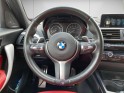 Bmw serie 1 f20 lci m140i xdrive 340 ch a/garantie 12 mois/cuir rouge/carplay/toit ouvrant/franchissement de ligne/feux led...