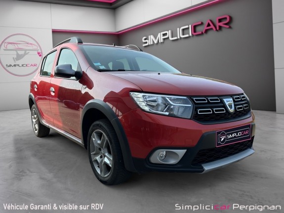 Dacia sandero 1.5 dci 90 e6 stepway prestige clim camera attelage gps garantie 12 mois occasion simplicicar perpignan ...