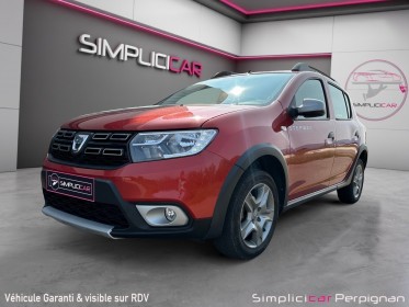 Dacia sandero 1.5 dci 90 e6 stepway prestige clim camera attelage gps garantie 12 mois occasion simplicicar perpignan ...