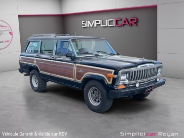 Jeep grand wagoneer 5.9 v8 175ch 360 ci boite automatique 3 rapports carte grise collection ffve garantie occasion...