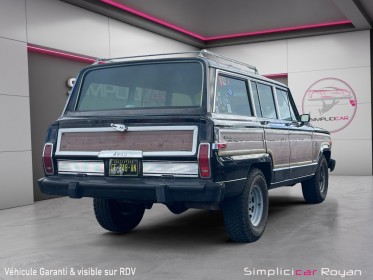 Jeep grand wagoneer 5.9 v8 175ch 360 ci boite automatique 3 rapports carte grise collection ffve garantie occasion...