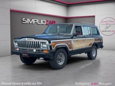 Jeep grand wagoneer 5.9 v8 175ch 360 ci boite automatique 3 rapports carte grise collection ffve garantie occasion...