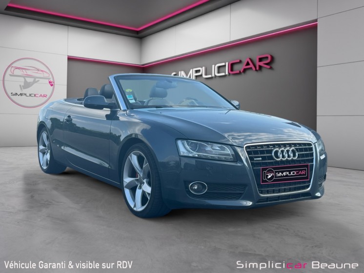 Audi a5 cabriolet v6 3.0 tdi 240 dpf quattro s line s tronic occasion simplicicar beaune simplicicar simplicibike france