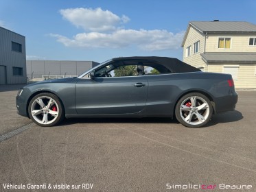 Audi a5 cabriolet v6 3.0 tdi 240 dpf quattro s line s tronic occasion simplicicar beaune simplicicar simplicibike france