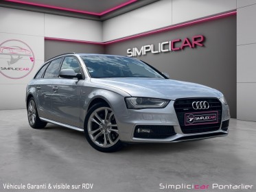 Audi a4 avant v6 3.0 tdi 245 clean diesel quattro s line s tronic a occasion simplicicar pontarlier simplicicar simplicibike...