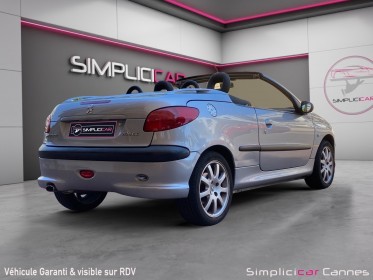 Peugeot 206 cc 2.0i 16v  première main occasion cannes (06) simplicicar simplicibike france