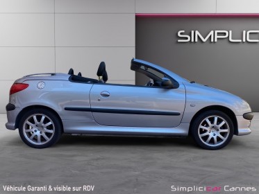 Peugeot 206 cc 2.0i 16v  première main occasion cannes (06) simplicicar simplicibike france