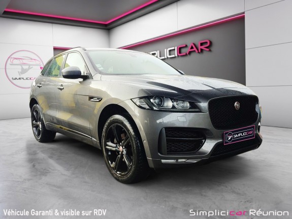 Jaguar f-pace 2.0 d - 240 ch awd bva8 r-sport occasion réunion ville st pierre simplicicar simplicibike france