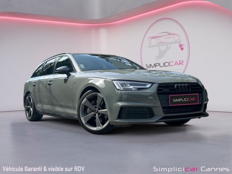 Audi a4 avant v6 3.0 tdi 218 s tronic 7 quattro design luxe occasion cannes (06) simplicicar simplicibike france