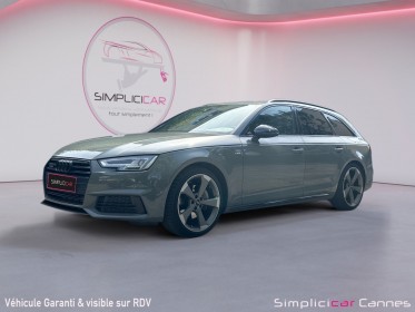 Audi a4 avant v6 3.0 tdi 218 s tronic 7 quattro design luxe occasion cannes (06) simplicicar simplicibike france