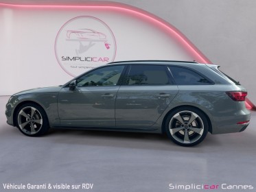 Audi a4 avant v6 3.0 tdi 218 s tronic 7 quattro design luxe occasion cannes (06) simplicicar simplicibike france