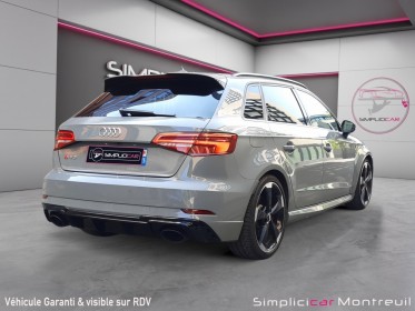 Audi rs3 sportback 2.5 tfsi 400 s tronic 7 quattro sans fap occasion montreuil (porte de vincennes)(75) simplicicar...