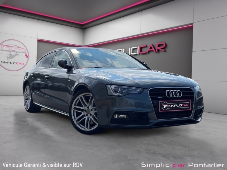 Audi a5 sportback v6 3.0 tdi 245 clean diesel s line quattro s tronic 7 occasion simplicicar pontarlier simplicicar...