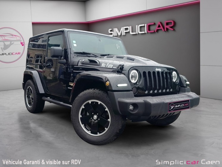 Jeep wrangler sahara 2.8 crd 200 ch  garantie 12 mois 4 places occasion simplicicar caen  simplicicar simplicibike france